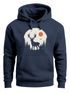 Hoodie Herren Aufdruck Hirsch Wald Outdoor Natur Wildnis Kapuzen-Pullover Männer Fashion Streetstyle Neverless®preview