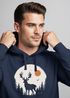 Hoodie Herren Aufdruck Hirsch Wald Outdoor Natur Wildnis Kapuzen-Pullover Männer Fashion Streetstyle Neverless®preview