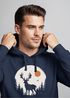 Hoodie Herren Aufdruck Hirsch Wald Outdoor Natur Wildnis Kapuzen-Pullover Männer Fashion Streetstyle Neverless®preview