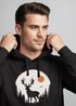 Hoodie Herren Aufdruck Hirsch Wald Outdoor Natur Wildnis Kapuzen-Pullover Männer Fashion Streetstyle Neverless®preview
