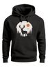 Hoodie Herren Aufdruck Hirsch Wald Outdoor Natur Wildnis Kapuzen-Pullover Männer Fashion Streetstyle Neverless®preview
