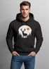 Hoodie Herren Aufdruck Hirsch Wald Outdoor Natur Wildnis Kapuzen-Pullover Männer Fashion Streetstyle Neverless®preview