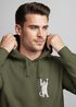 Hoodie Herren Aufdruck Katze Cat Logo lustig Kapuzen-Pullover Männer Fashion Streetstyle Neverless®preview