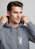 Hoodie Herren Aufdruck Katze Cat Logo lustig Kapuzen-Pullover Männer Fashion Streetstyle Neverless®preview