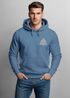 Hoodie Herren Aufdruck Logo Wikinger nordische Mythologie Valknut Wotansknoten Valhalla Neverless®preview