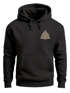 Hoodie Herren Aufdruck Logo Wikinger nordische Mythologie Wotansknoten Valhalla Neverless®preview