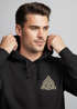 Hoodie Herren Aufdruck Logo Wikinger nordische Mythologie Wotansknoten Valhalla Neverless®preview