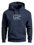 Hoodie Herren Aufdruck Polygon Design Print Bär Bear Tiermotiv Outdoor Fashion Streetstyle Neverless®preview
