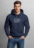 Hoodie Herren Aufdruck Polygon Design Print Bär Bear Tiermotiv Outdoor Fashion Streetstyle Neverless®preview