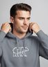 Hoodie Herren Aufdruck Polygon Design Print Bär Bear Tiermotiv Outdoor Fashion Streetstyle Neverless®preview