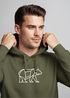 Hoodie Herren Aufdruck Polygon Design Print Bär Bear Tiermotiv Outdoor Fashion Streetstyle Neverless®preview