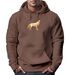 Hoodie Herren Aufdruck Polygon Wolf Geometrie Motiv Kapuzen-Pullover Männer Fashion Streetstyle Neverless®preview