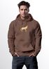 Hoodie Herren Aufdruck Polygon Wolf Geometrie Motiv Kapuzen-Pullover Männer Fashion Streetstyle Neverless®preview