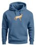 Hoodie Herren Aufdruck Polygon Wolf Geometrie Motiv Kapuzen-Pullover Männer Fashion Streetstyle Neverless®preview