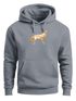 Hoodie Herren Aufdruck Polygon Wolf Geometrie Motiv Kapuzen-Pullover Männer Fashion Streetstyle Neverless®preview