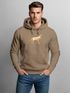 Hoodie Herren Aufdruck Polygon Wolf Geometrie Motiv Kapuzen-Pullover Männer Fashion Streetstyle Neverless®preview