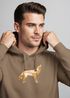 Hoodie Herren Aufdruck Polygon Wolf Geometrie Motiv Kapuzen-Pullover Männer Fashion Streetstyle Neverless®preview