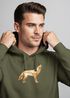 Hoodie Herren Aufdruck Polygon Wolf Geometrie Motiv Kapuzen-Pullover Männer Fashion Streetstyle Neverless®preview