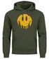 Hoodie Herren Aufdruck Print Sonne Outdoor Motiv Lustig Smiling Face Wald Wandern Fashion Neverless®preview