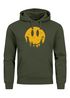 Hoodie Herren Aufdruck Print Sonne Outdoor Motiv Lustig Smiling Face Wald Wandern Fashion Neverless®preview