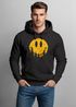 Hoodie Herren Aufdruck Print Sonne Outdoor Motiv Lustig Smiling Face Wald Wandern Fashion Neverless®preview