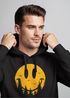Hoodie Herren Aufdruck Print Sonne Outdoor Motiv Lustig Smiling Face Wald Wandern Fashion Neverless®preview