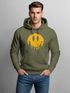 Hoodie Herren Aufdruck Print Sonne Outdoor Motiv Lustig Smiling Face Wald Wandern Fashion Neverless®preview