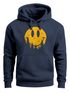 Hoodie Herren Aufdruck Print Sonne Outdoor Motiv Lustig Smiling Face Wald Wandern Fashion Neverless®preview