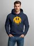 Hoodie Herren Aufdruck Print Sonne Outdoor Motiv Lustig Smiling Face Wald Wandern Fashion Neverless®preview