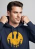Hoodie Herren Aufdruck Print Sonne Outdoor Motiv Lustig Smiling Face Wald Wandern Fashion Neverless®preview