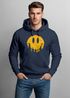 Hoodie Herren Aufdruck Print Sonne Outdoor Motiv Lustig Smiling Face Wald Wandern Fashion Neverless®preview