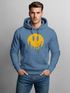 Hoodie Herren Aufdruck Print Sonne Outdoor Motiv Lustig Smiling Face Wald Wandern Fashion Neverless®preview