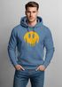 Hoodie Herren Aufdruck Print Sonne Outdoor Motiv Lustig Smiling Face Wald Wandern Fashion Neverless®preview