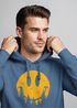 Hoodie Herren Aufdruck Print Sonne Outdoor Motiv Lustig Smiling Face Wald Wandern Fashion Neverless®preview