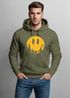 Hoodie Herren Aufdruck Print Sonne Outdoor Motiv Lustig Smiling Face Wald Wandern Fashion Neverless®preview