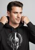 Hoodie Herren Aufdruck Sparta Helm Krieger Warrior Printshirt T-Shirt Kapuzen-Pullover Männer Fashion Streetstyle Neverless®preview