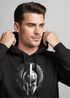Hoodie Herren Aufdruck Sparta Helm Krieger Warrior Printshirt T-Shirt Kapuzen-Pullover Männer Fashion Streetstyle Neverless®preview