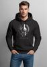 Hoodie Herren Aufdruck Sparta Helm Krieger Warrior Printshirt T-Shirt Kapuzen-Pullover Männer Fashion Streetstyle Neverless®preview