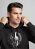 Hoodie Herren Aufdruck Sparta Helm Krieger Warrior Printshirt T-Shirt Kapuzen-Pullover Männer Fashion Streetstyle Neverless®preview