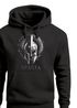 Hoodie Herren Aufdruck Sparta Helm Krieger Warrior Printshirt T-Shirt Kapuzen-Pullover Männer Fashion Streetstyle Neverless®preview