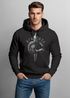 Hoodie Herren Aufdruck Sparta Spartaner-helm Krieger Warrior Schwert Schild Löwe Kapuzen-Pullover Männer Fashion Streetstyle Neverless®preview