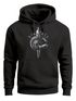 Hoodie Herren Aufdruck Sparta Spartaner-helm Krieger Warrior Schwert Schild Löwe Kapuzen-Pullover Männer Fashion Streetstyle Neverless®preview
