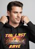 Hoodie Herren Aufdruck Techno The Last Rave Parodie Das letzte Abendmahl Jesus Fashion Streetstyle Neverless®preview