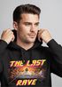 Hoodie Herren Aufdruck Techno The Last Rave Parodie Das letzte Abendmahl Jesus Fashion Streetstyle Neverless®preview