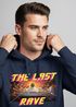 Hoodie Herren Aufdruck Techno The Last Rave Parodie Das letzte Abendmahl Jesus Fashion Streetstyle Neverless®preview
