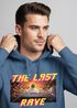 Hoodie Herren Aufdruck Techno The Last Rave Parodie Das letzte Abendmahl Jesus Fashion Streetstyle Neverless®preview