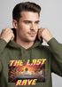 Hoodie Herren Aufdruck Techno The Last Rave Parodie Das letzte Abendmahl Jesus Fashion Streetstyle Neverless®preview