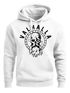 Hoodie Herren Aufdruck Valhalla Totenkopf Odin Runen Wikinger Print Kapuzen-Pullover Fashion Streetstyle Neverless®preview