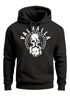 Hoodie Herren Aufdruck Valhalla Totenkopf Odin Runen Wikinger Print Kapuzen-Pullover Fashion Streetstyle Neverless®preview