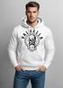 Hoodie Herren Aufdruck Valhalla Totenkopf Odin Runen Wikinger Print Kapuzen-Pullover Fashion Streetstyle Neverless®preview